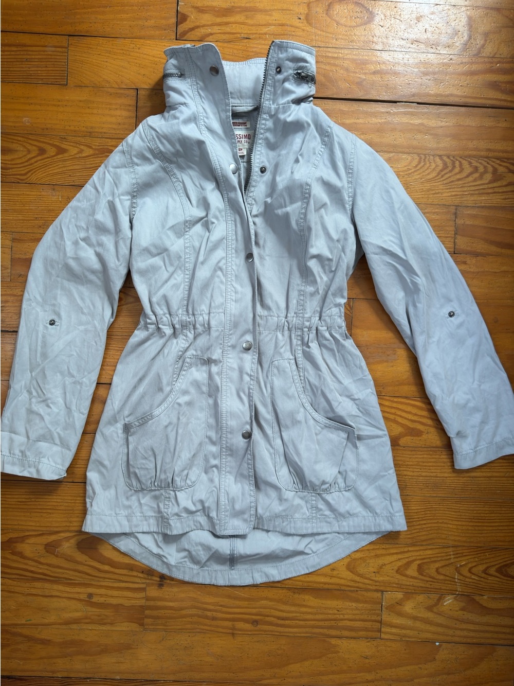 Mossimo Supply Co. Women's Light Grey Utility Jacket